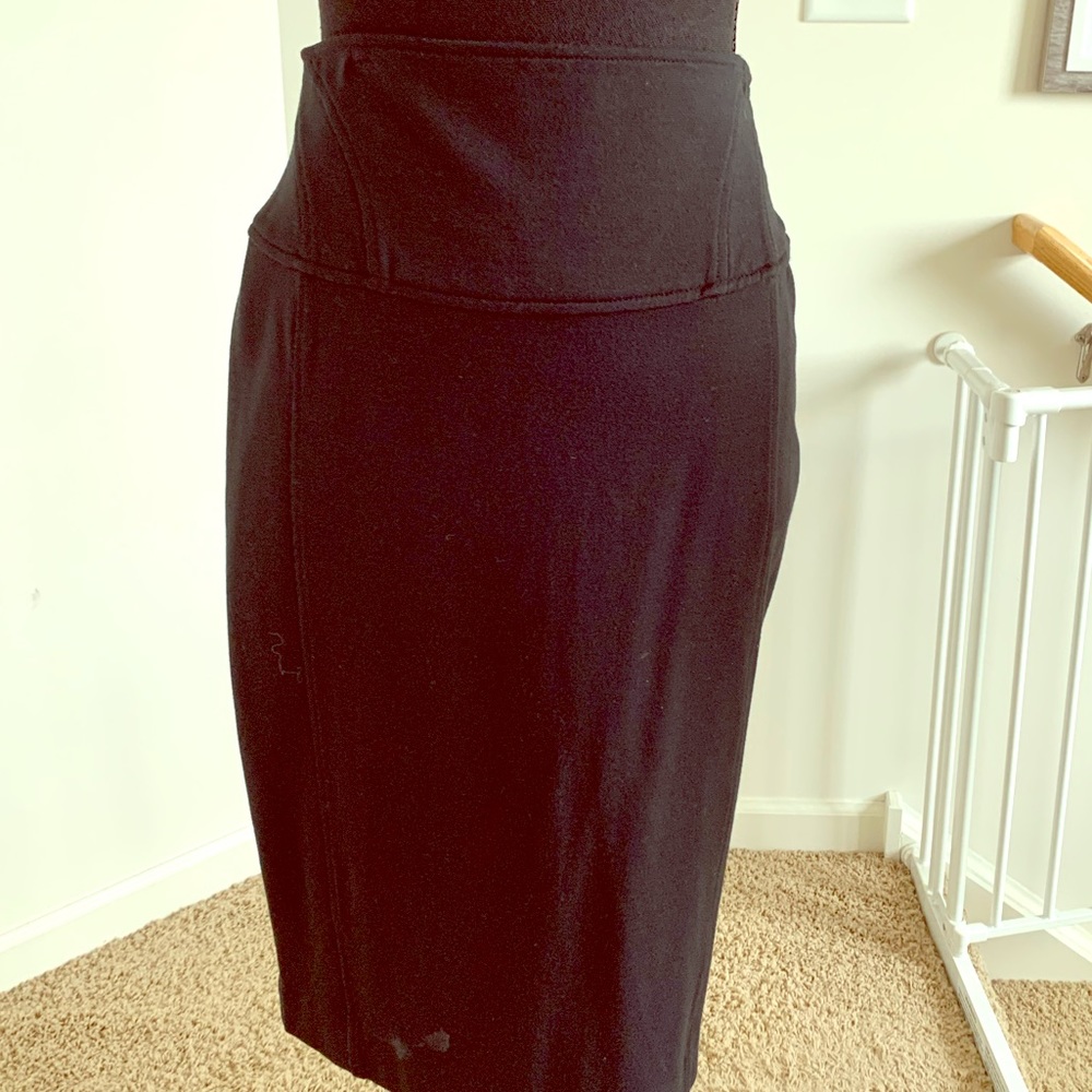 Express cotton A-line skirt